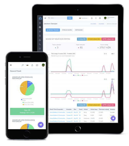 Platforma çərçivəsində əldə edə biləcəyiniz funksionallıqın bir qismi